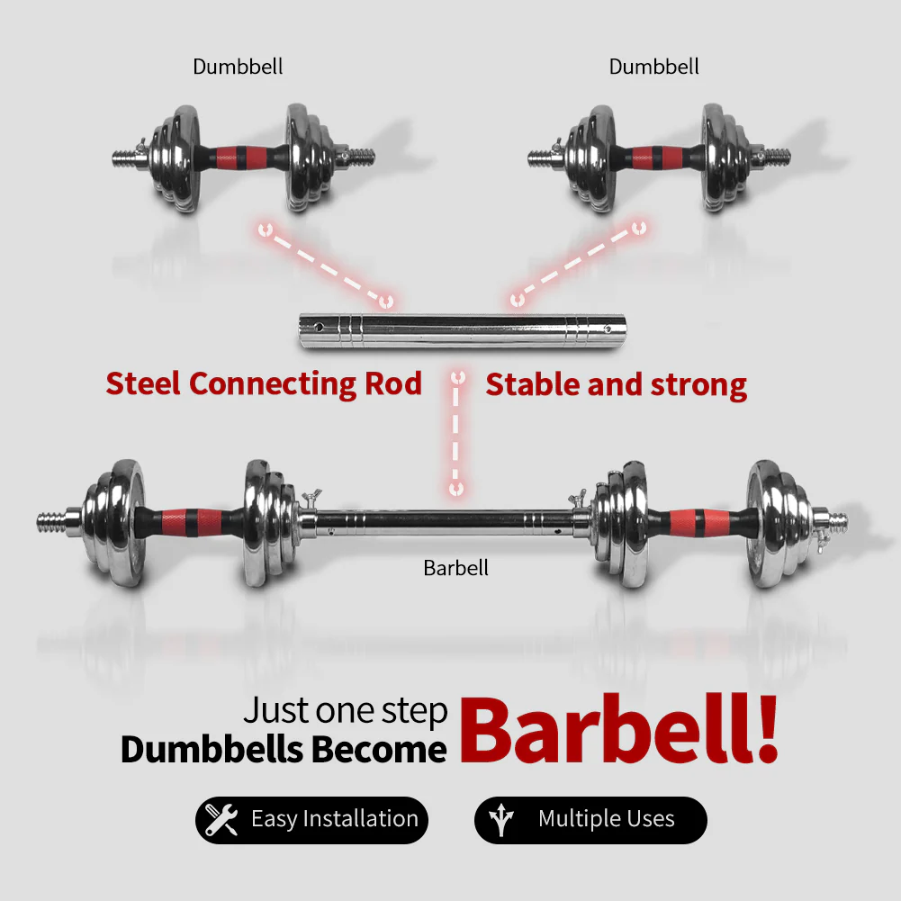 IFAST Adjustable Dumbbells Set 44LB/66LB - Image 4