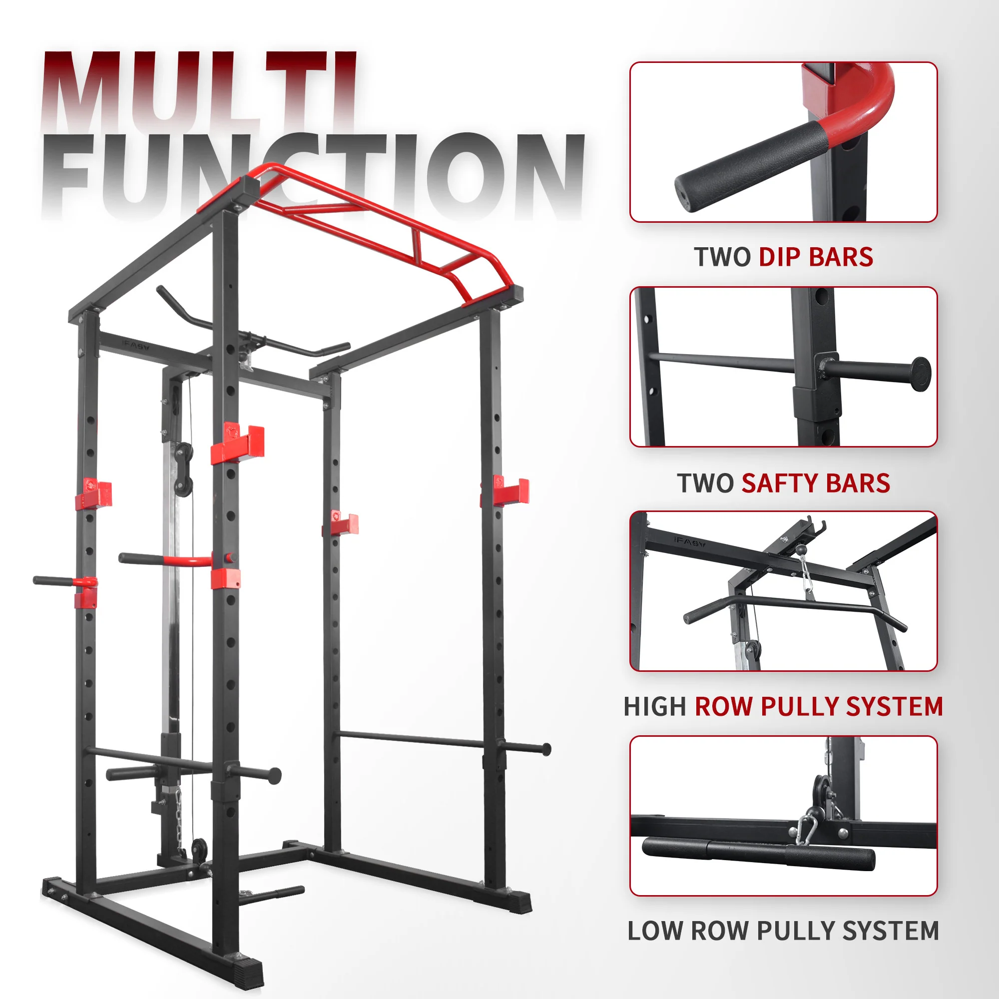 IFAST Power Rack Multi-Function Power Cage - Image 8