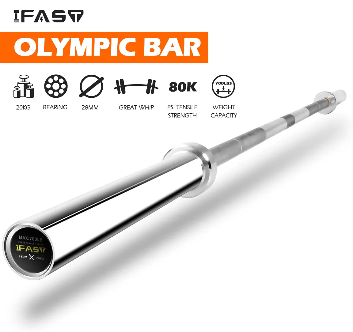 IFAST 100/160/210/300/340 lbs Power Cage Gym Package - Image 6