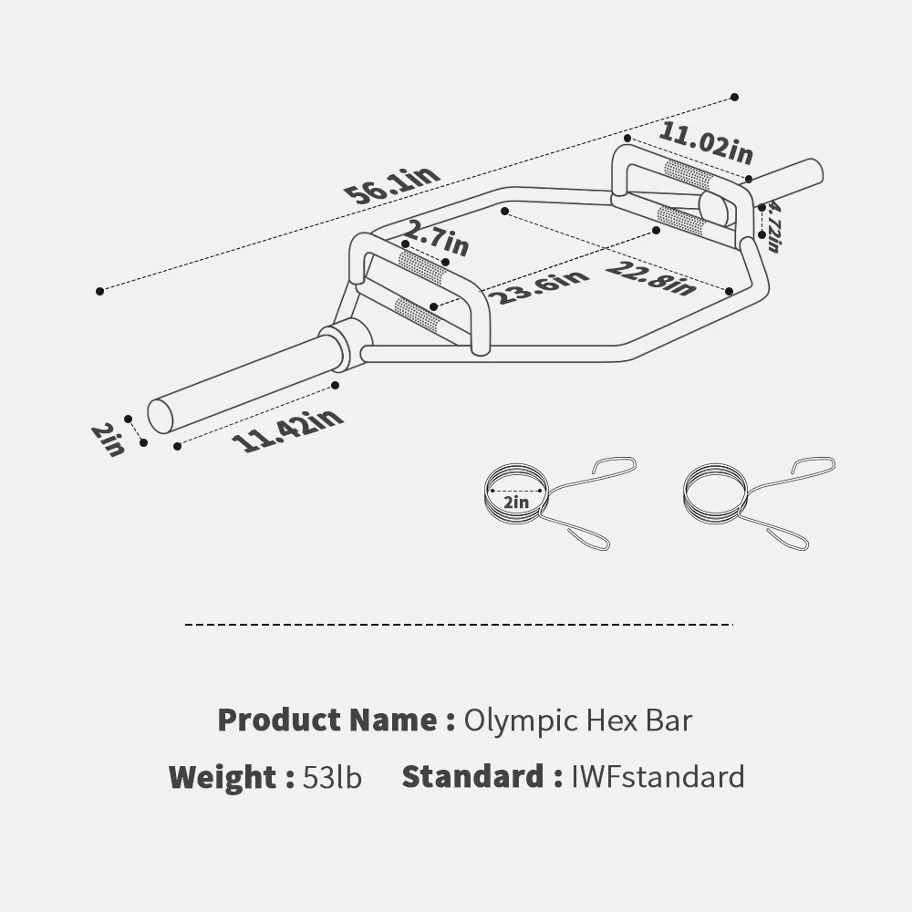 IFAST Olympic 2-Inch Hex Trap Bar - Image 7