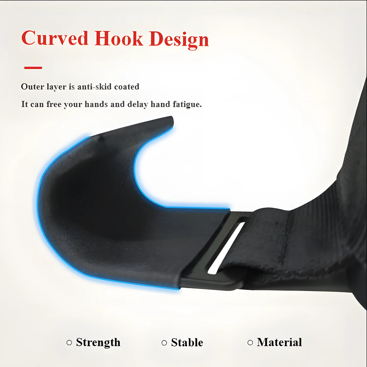 IFAST Weight Lifting Hooks Grips - Image 4